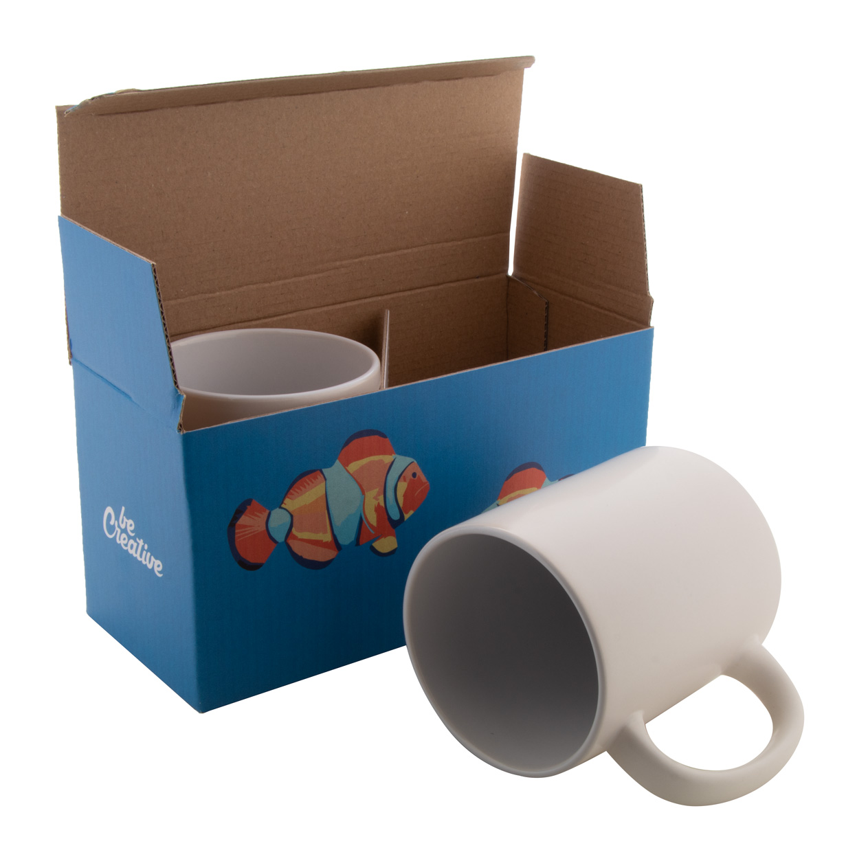 personalizowane pudełko na dwa kubki CreaBox Mug Double