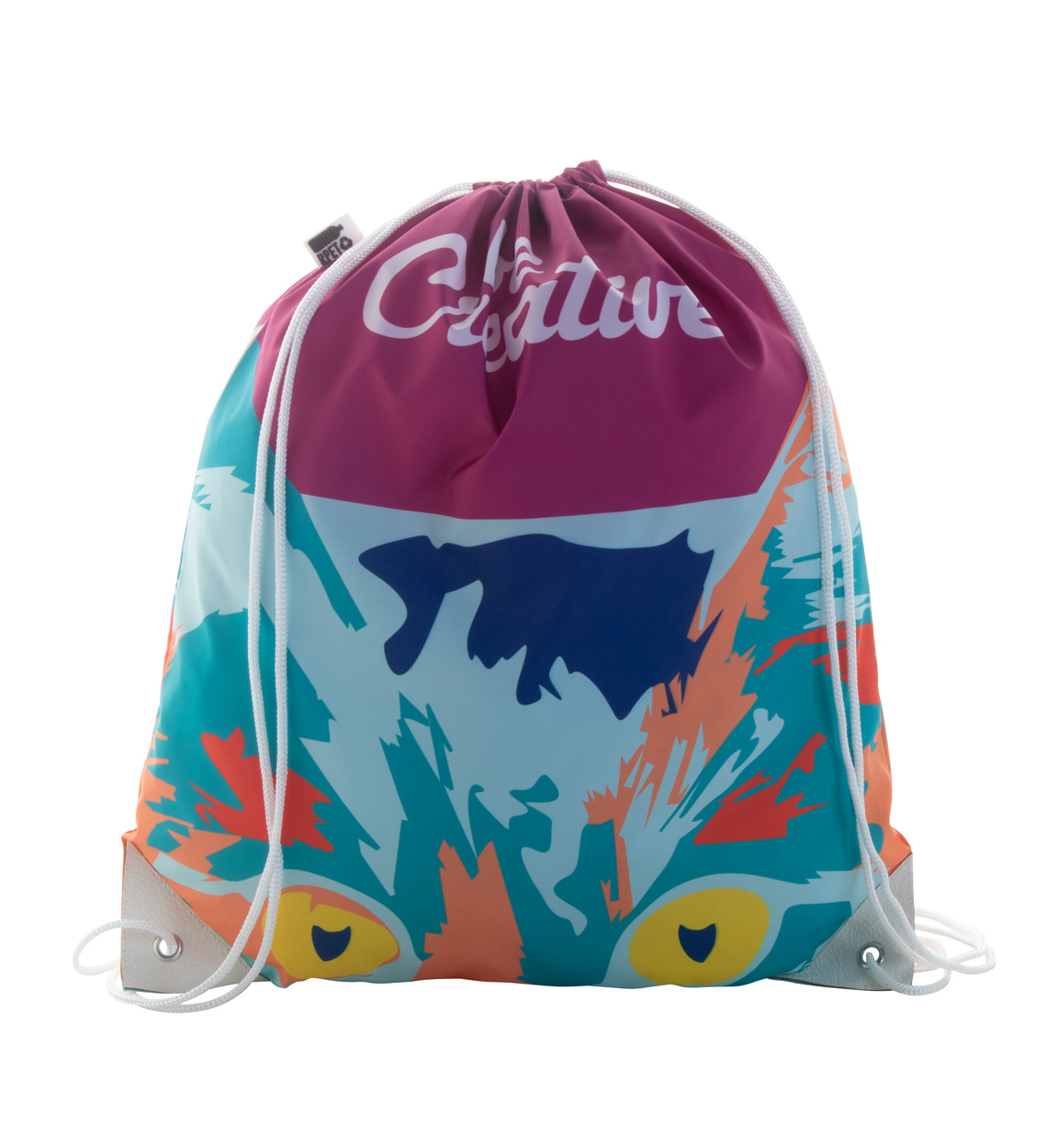 personalizowany worek ze sznurkami CreaDraw Plus RPET