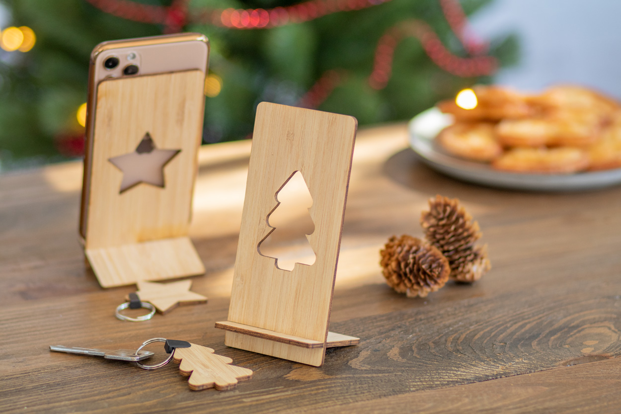 świąteczny uchwyt na telefon Kannykka