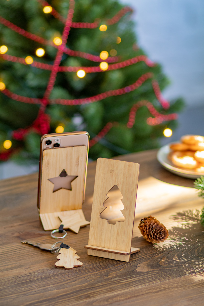świąteczny uchwyt na telefon Kannykka