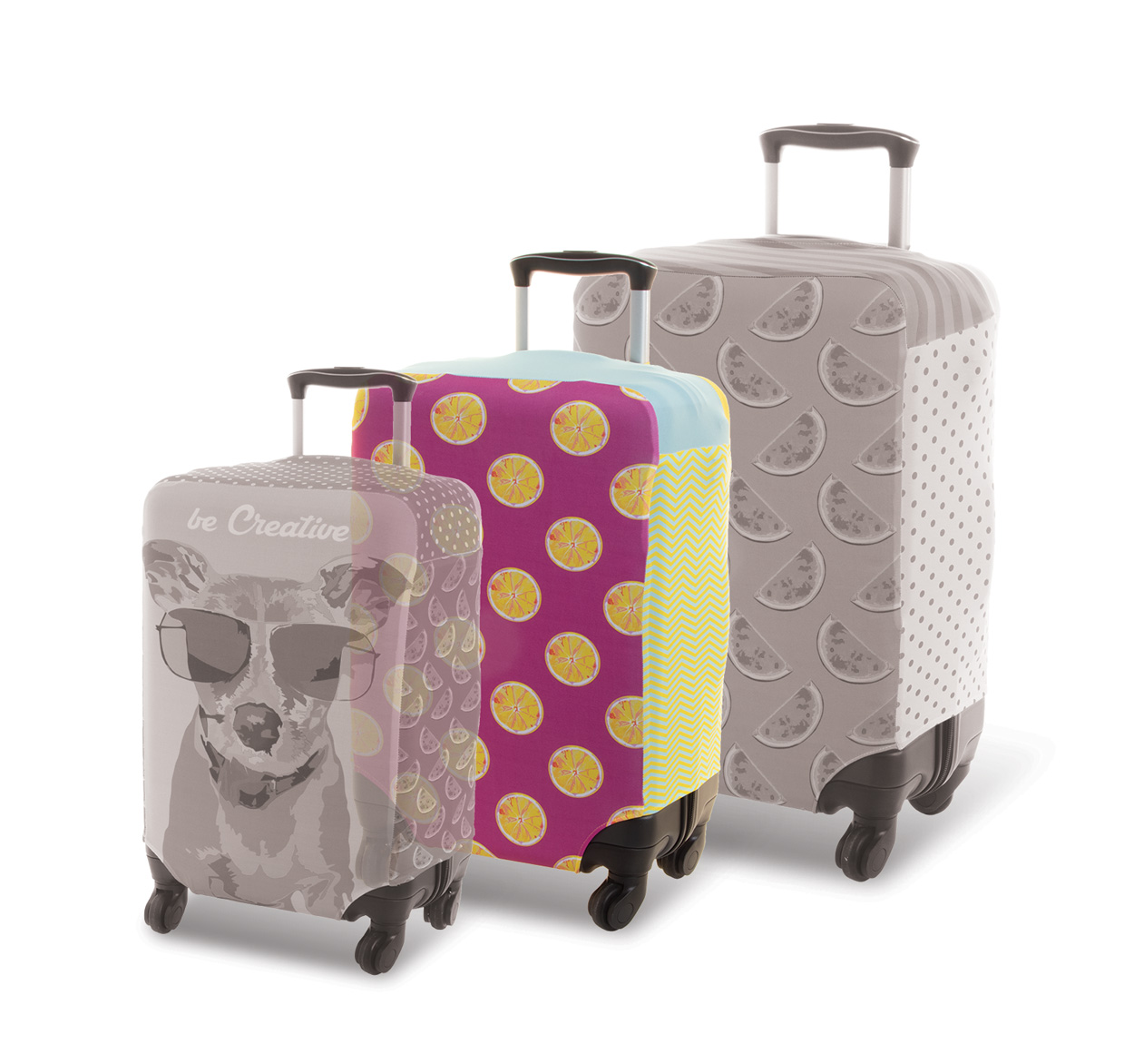 Personalizowany pokrowiec na walizkę BagSave M