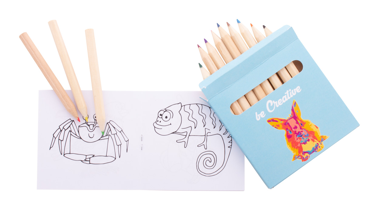 personalizowany zestaw do kolorowania / zwierzęta Coloxil 12