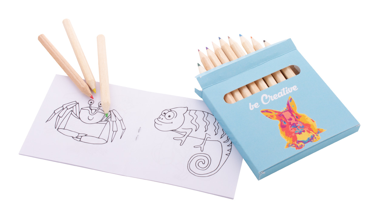 personalizowany zestaw do kolorowania / zwierzęta Coloxil 12