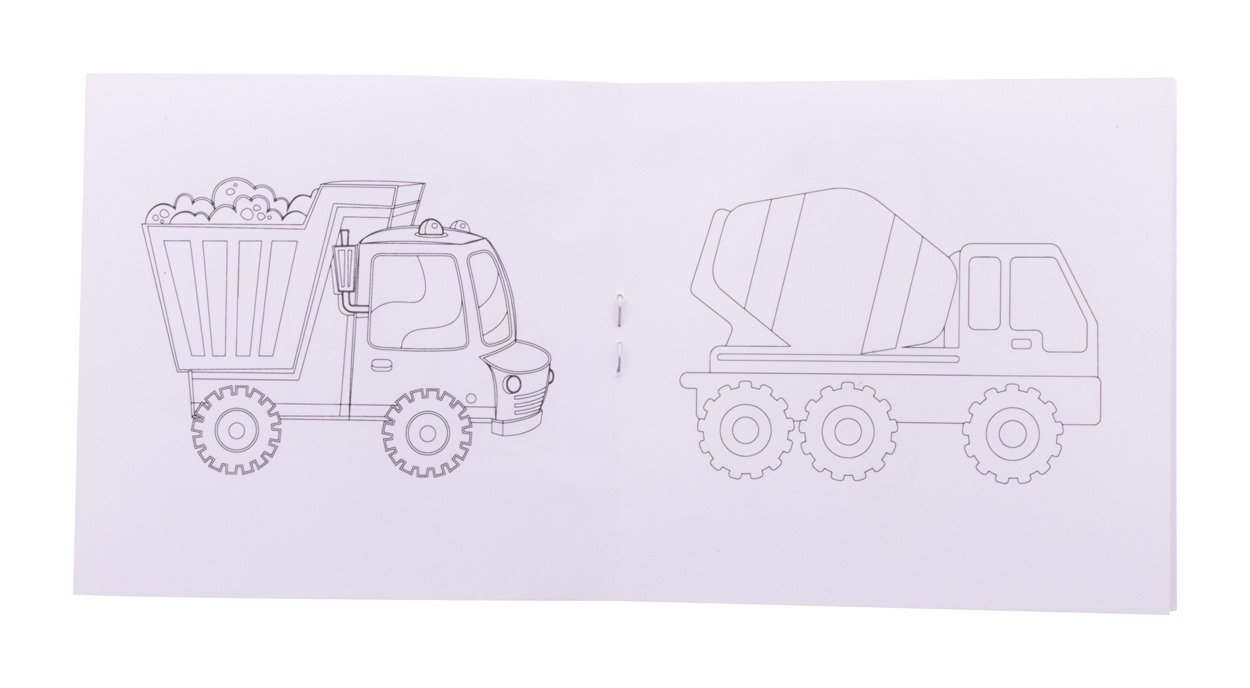 personalizowany zestaw do kolorowania / auta Coloxil 12
