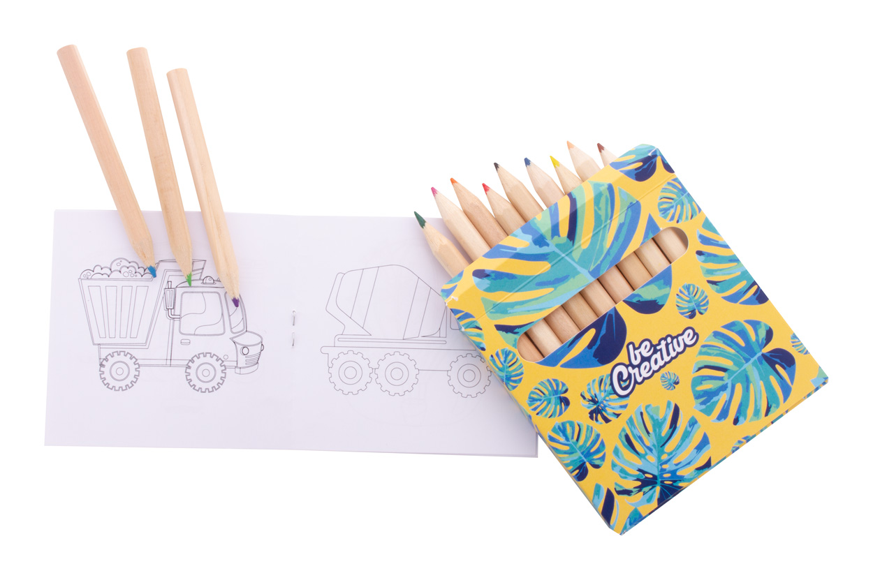 personalizowany zestaw do kolorowania / auta Coloxil 12