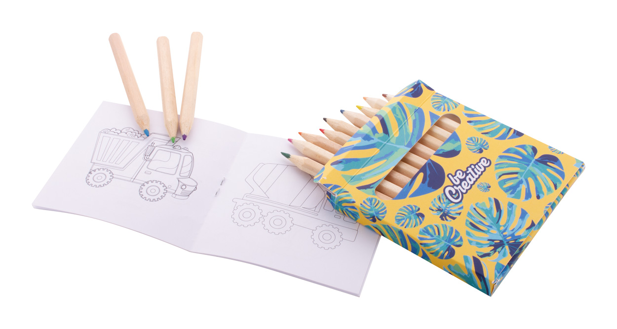 personalizowany zestaw do kolorowania / auta Coloxil 12