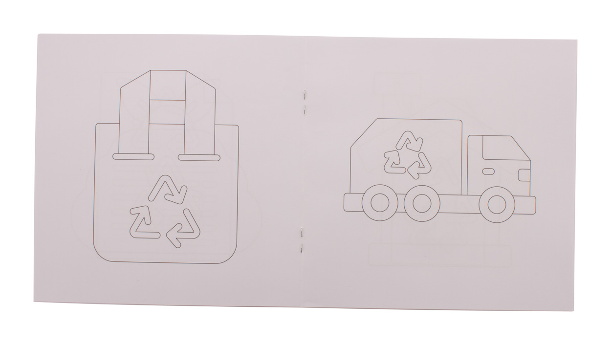 personalizowany zestaw do kolorowania / kredki / ochrona środowiska ColoBook