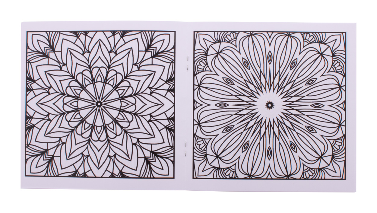 personalizowany zestaw do kolorowania / kredki / mandala ColoBook