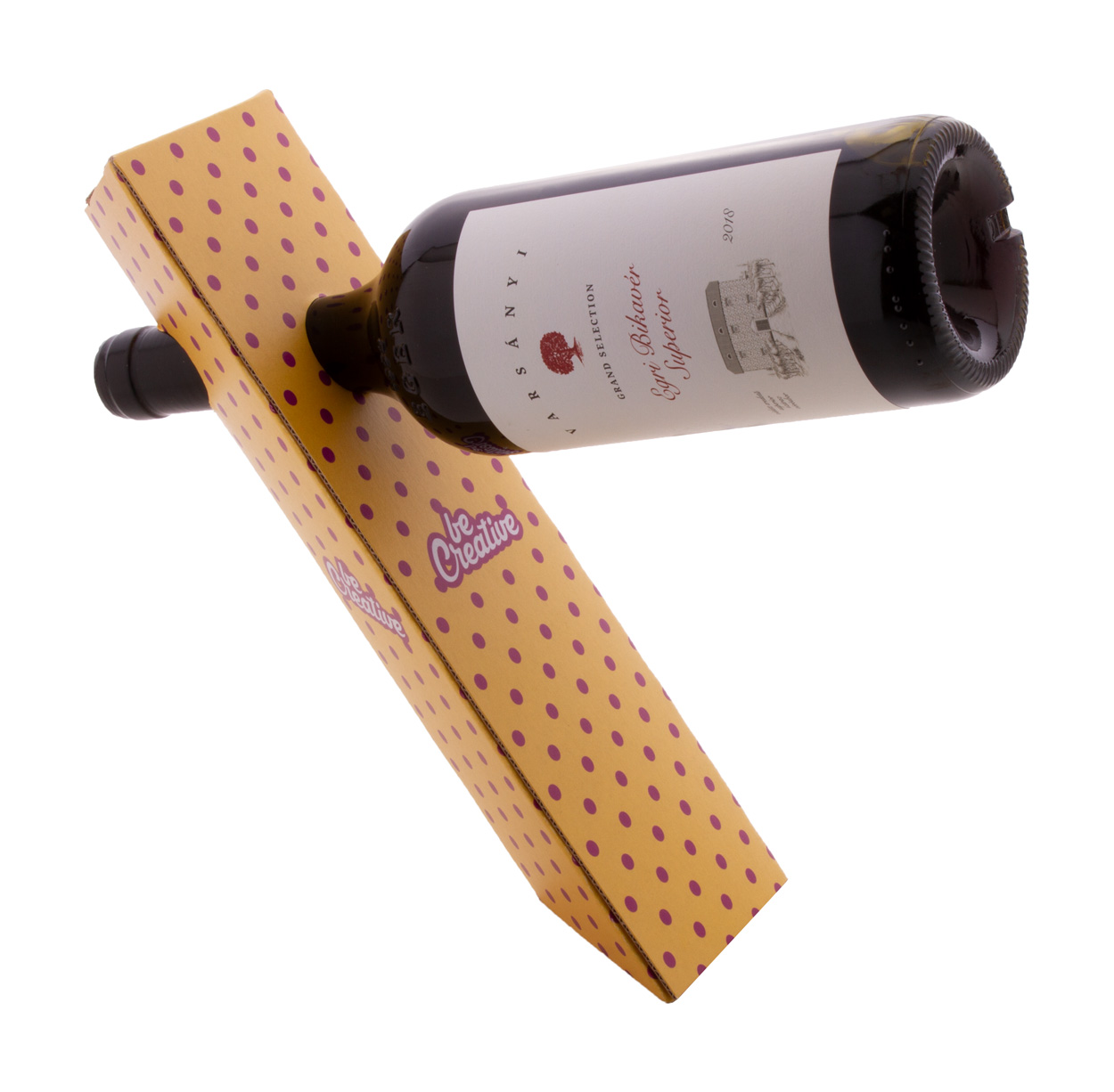 personalizowany uchwyt na butelkę do wina Winofloat