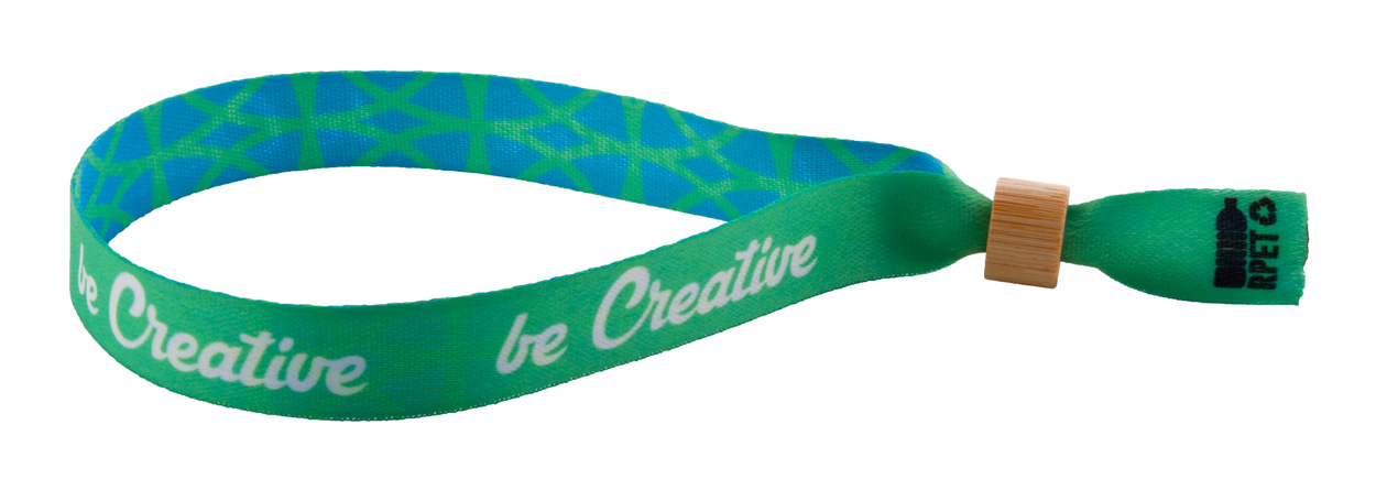 personalizowana opaska festiwalowa RPET SuboWrist Eco