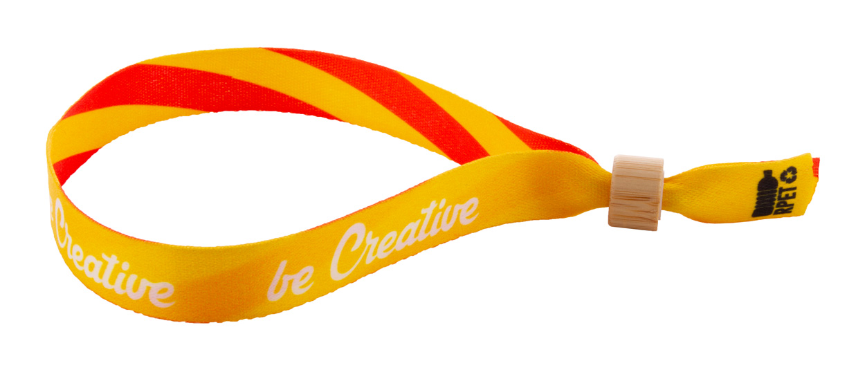 personalizowana opaska festiwalowa RPET SuboWrist Eco
