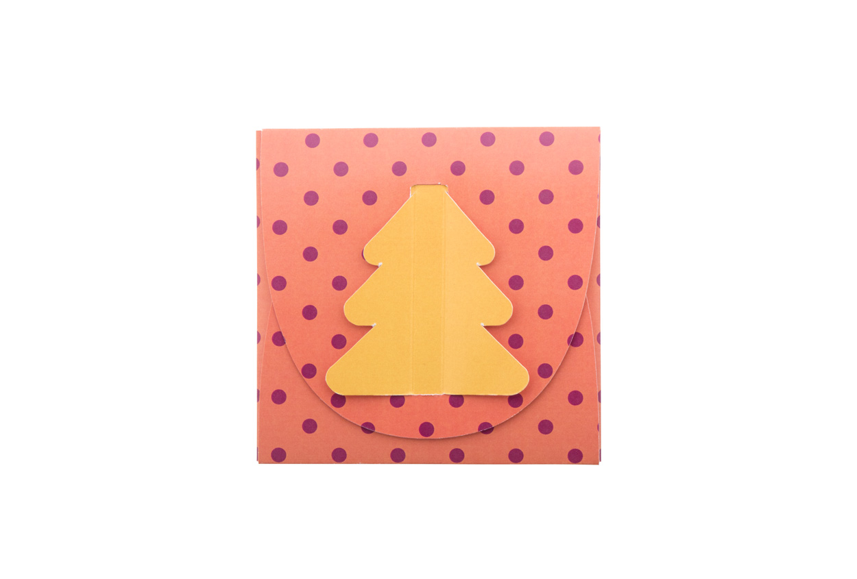 personalizowana koperta na ozdobę choinkową TreePack