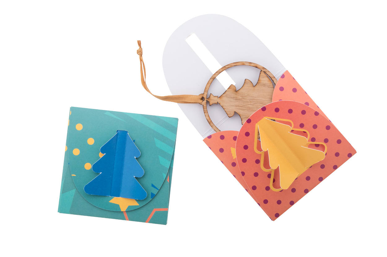 personalizowana koperta na ozdobę choinkową TreePack