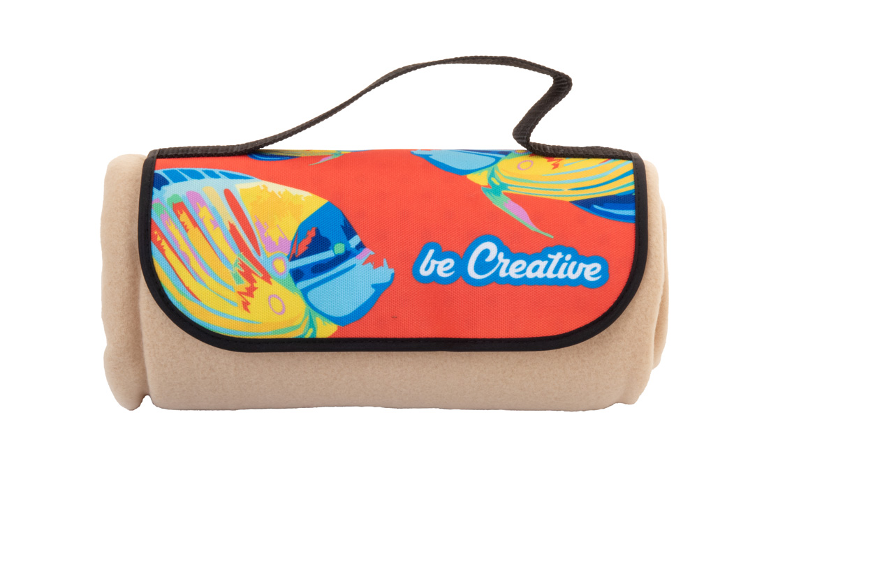 personalizowany koc polarowy RPET Reporta