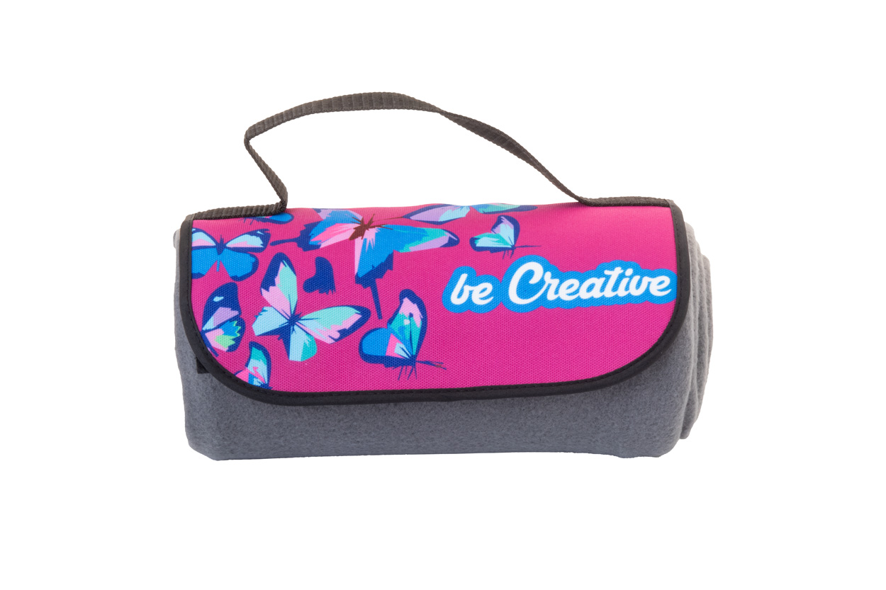 personalizowany koc polarowy RPET Reporta