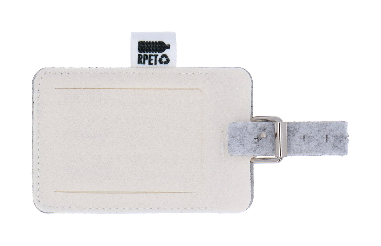 personalizowana przywieszka bagażowa RPET CreaFelt Tag