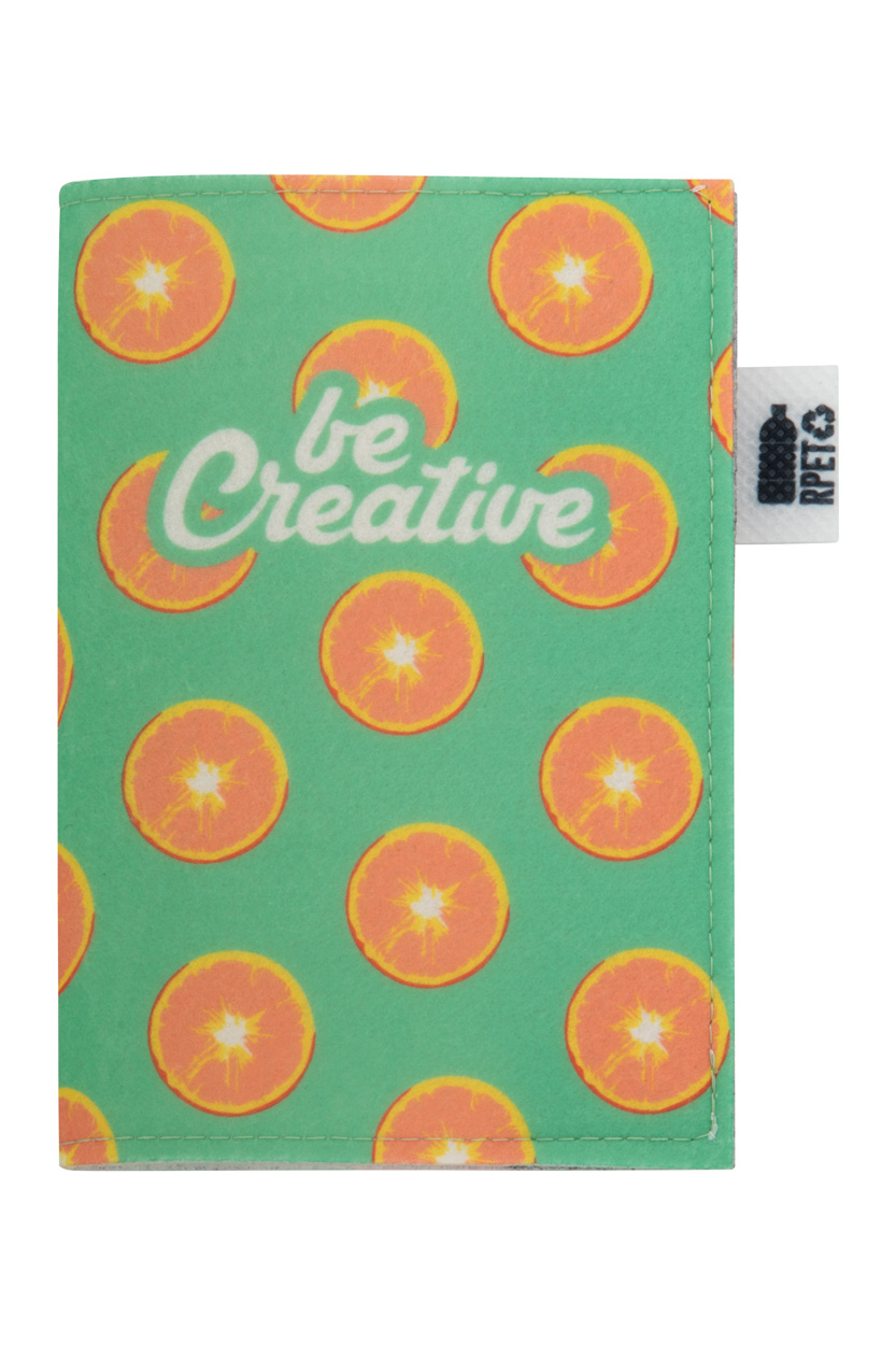 personalizowana okładka na paszport RPET CreaFelt Pass