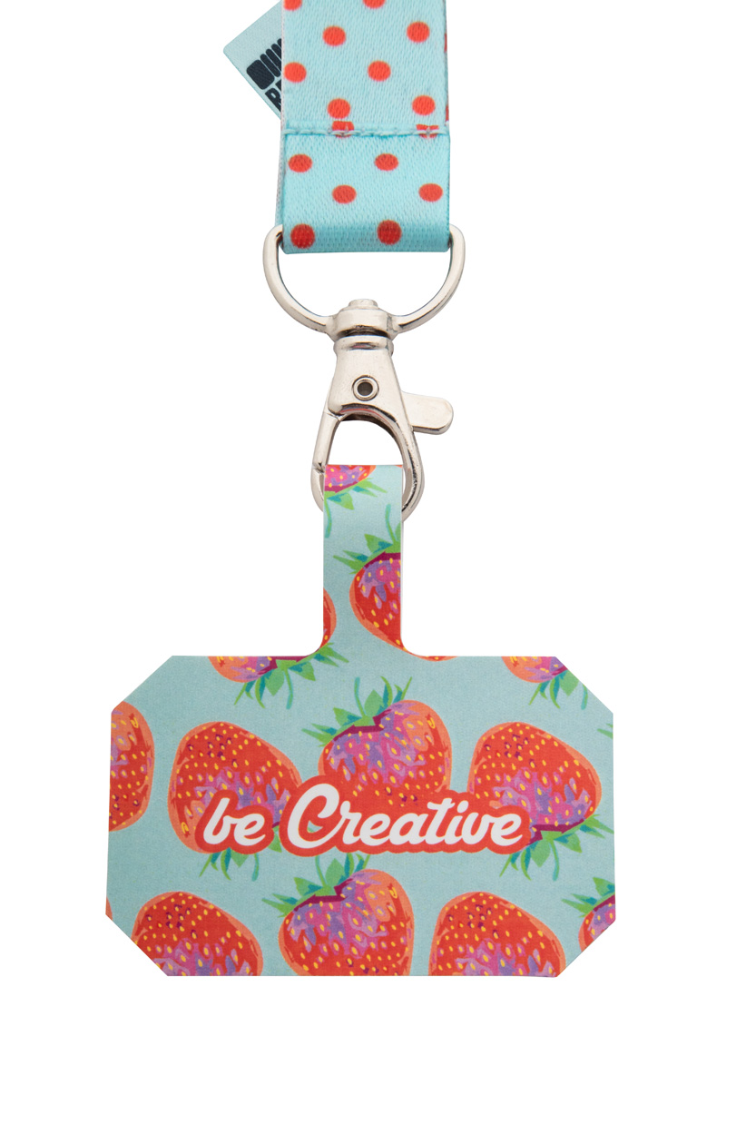 personalizowana smycz/uchwyt na telefon RPET Subyard Mobile RPET