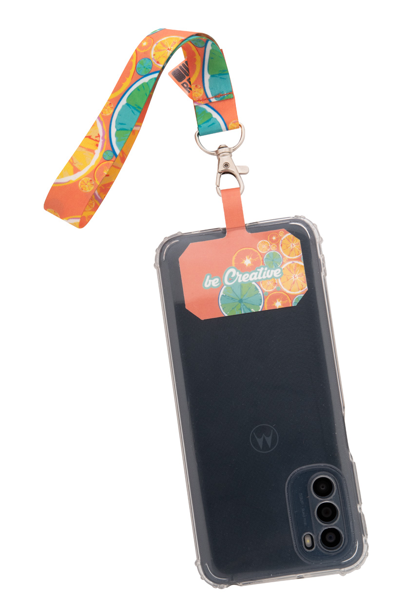 personalizowany pasek na nadgarstek do telefonu RPET SuboFob Mobile RPET