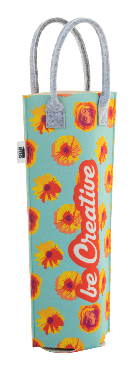 personalizowana torba na wino RPET CreaFelt Vino
