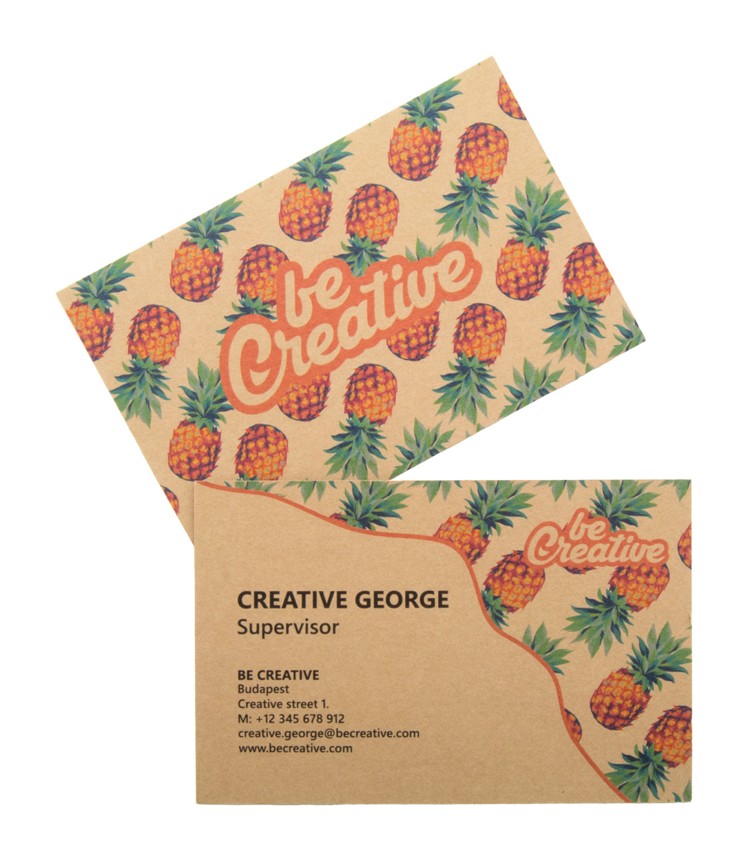 personalizwane wizytówki Visicard Eco