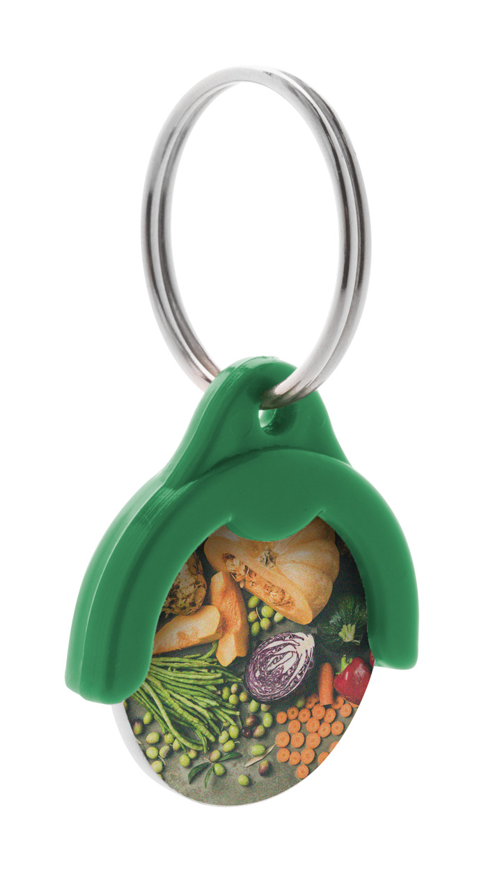 żeton do wózków sklepowych z brelokiem Token