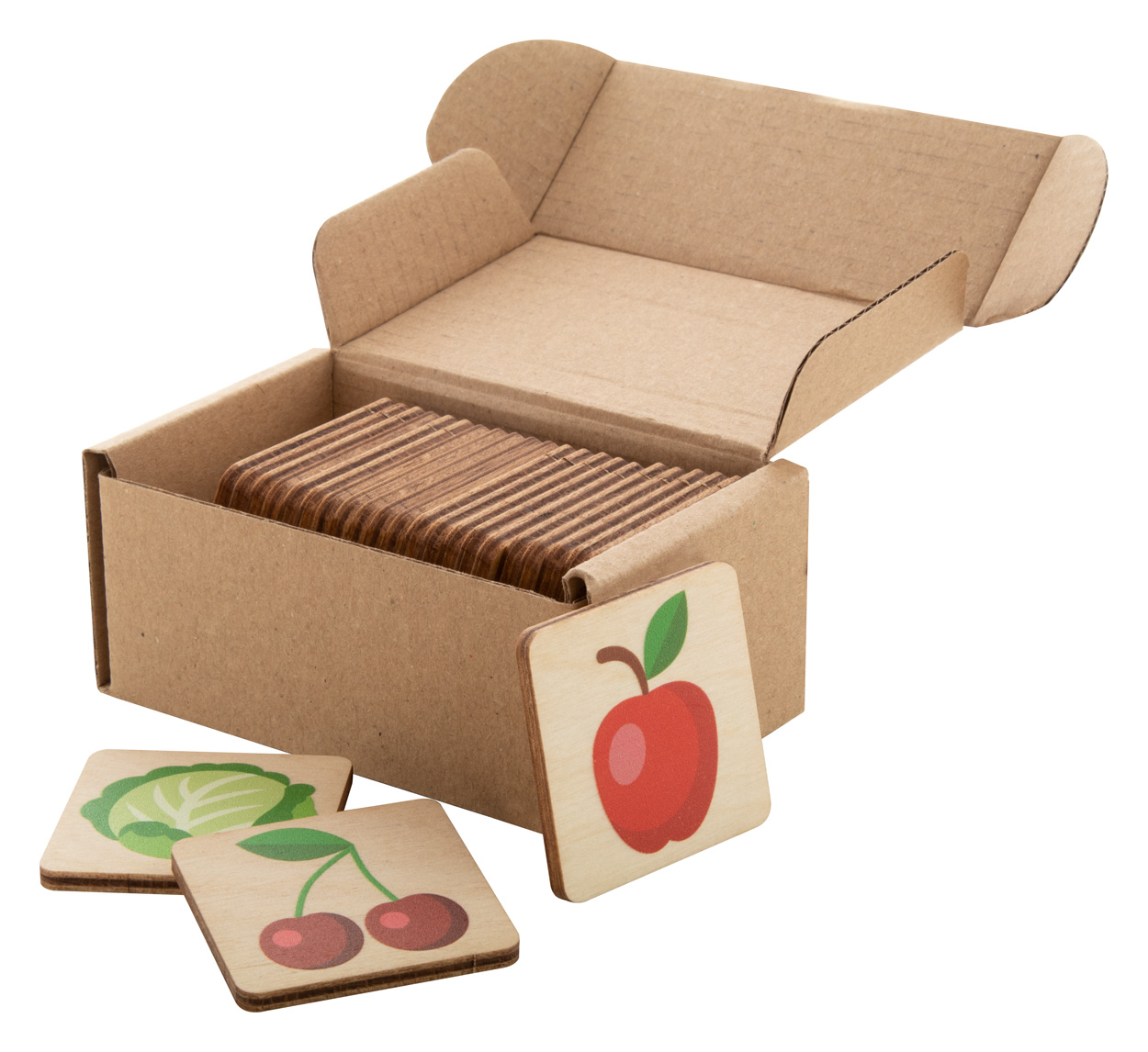 gra pamięciowa/gra memory, owoce i warzywa Immermor