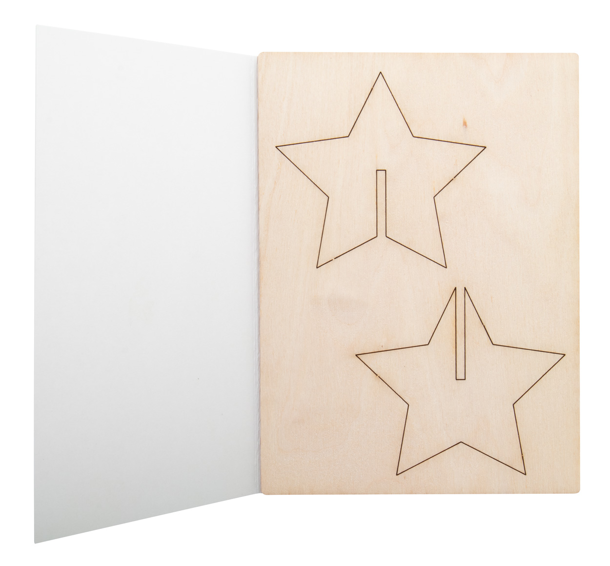 karta świąteczna, gwiazda CreaX