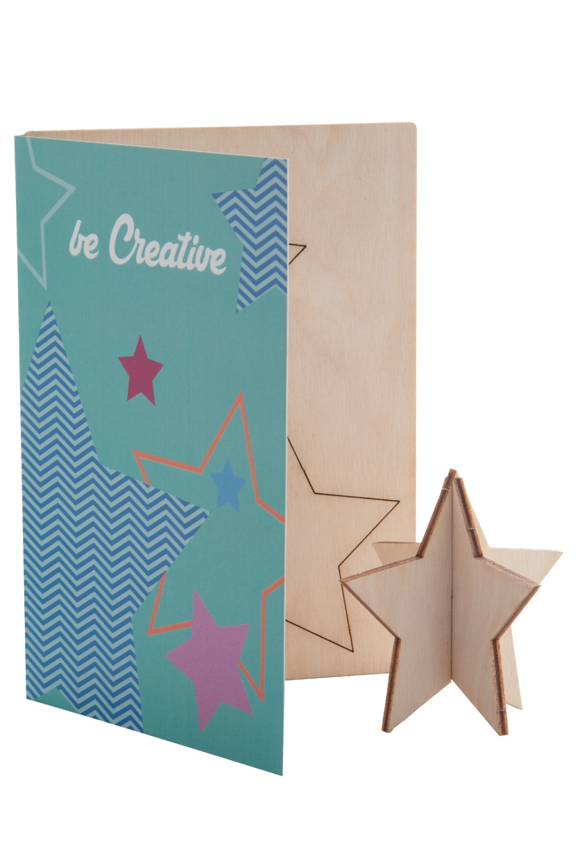 karta świąteczna, gwiazda CreaX