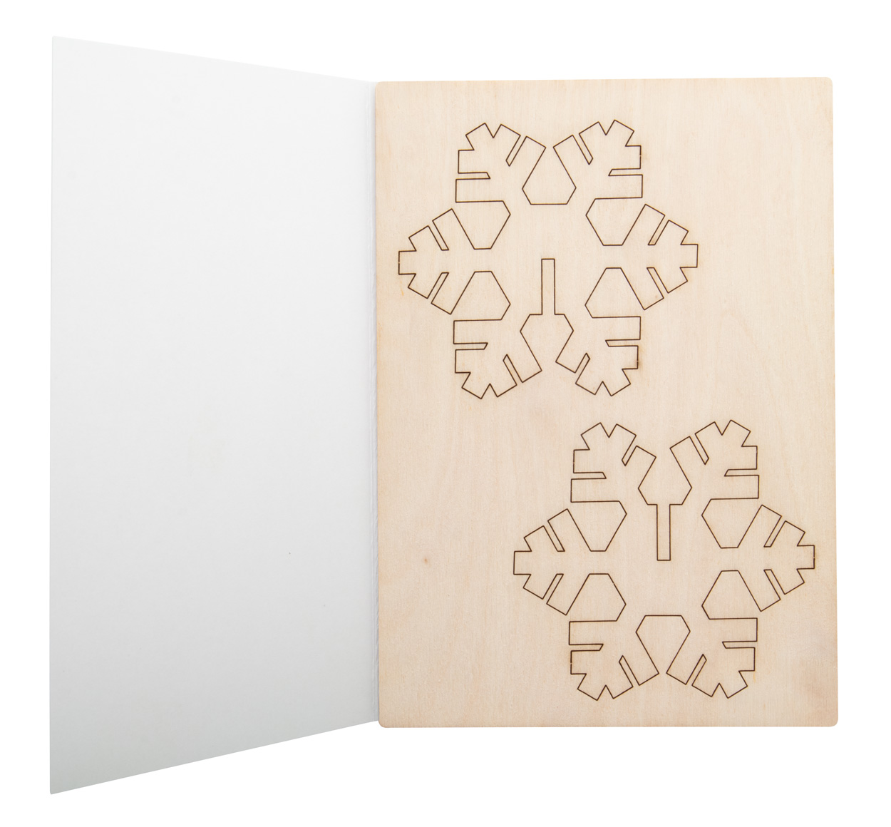 karta świąteczna, śnieżynka CreaX