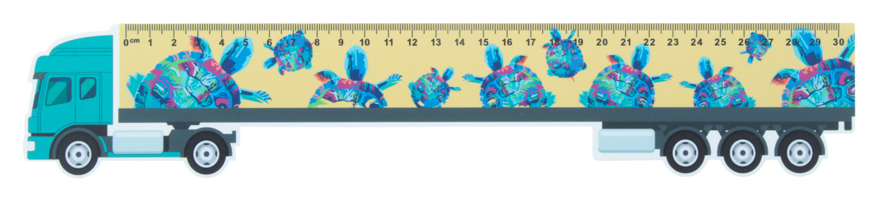 linijka 30cm, ciężarówka Trucker 30