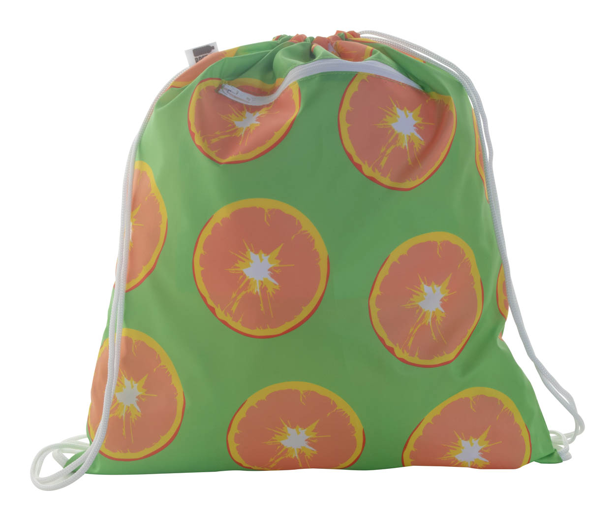 personalizowany worek ze sznurkami CreaDraw Zip RPET