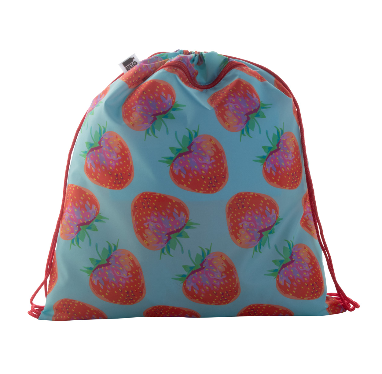 personalizowany worek ze sznurkami CreaDraw Zip RPET