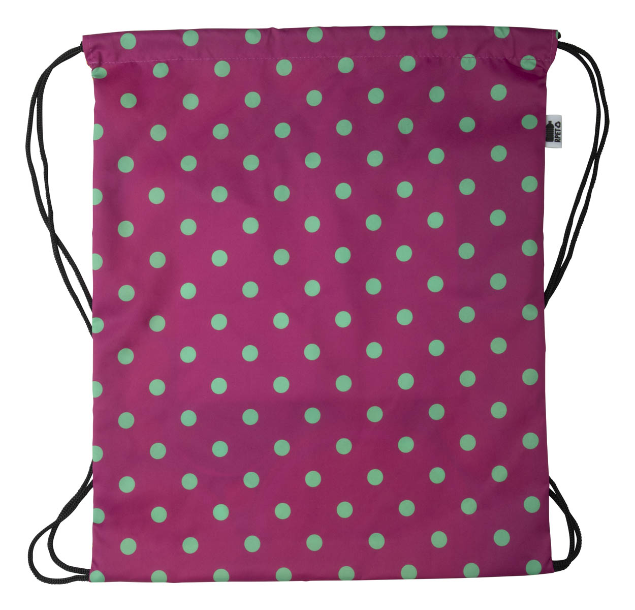 personalizowany worek ze sznurkami CreaDraw Zip RPET