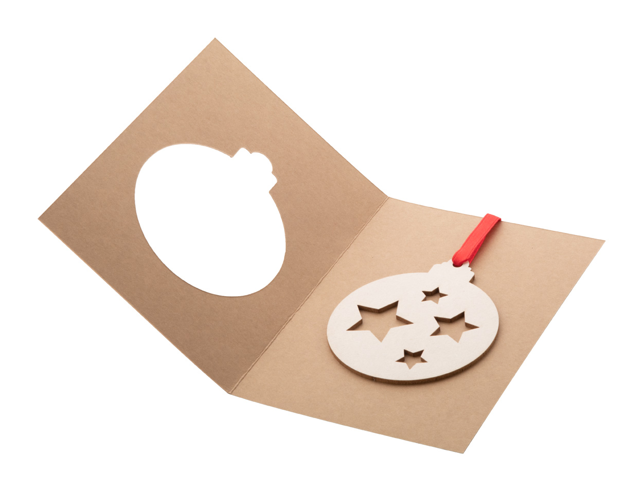 karta/kartka świąteczna - bombka TreeCard Eco