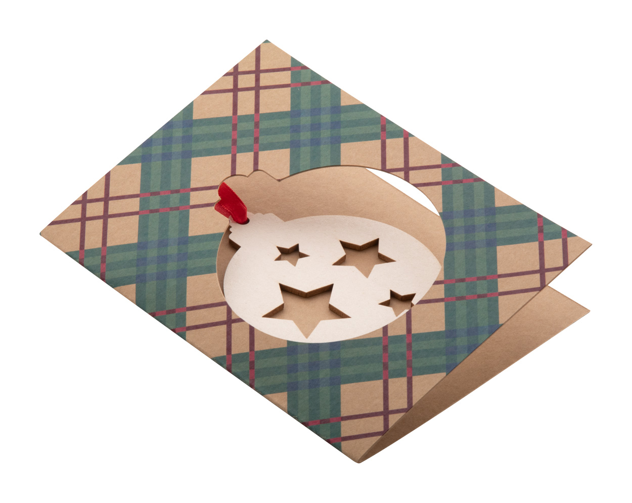 karta/kartka świąteczna - bombka TreeCard Eco