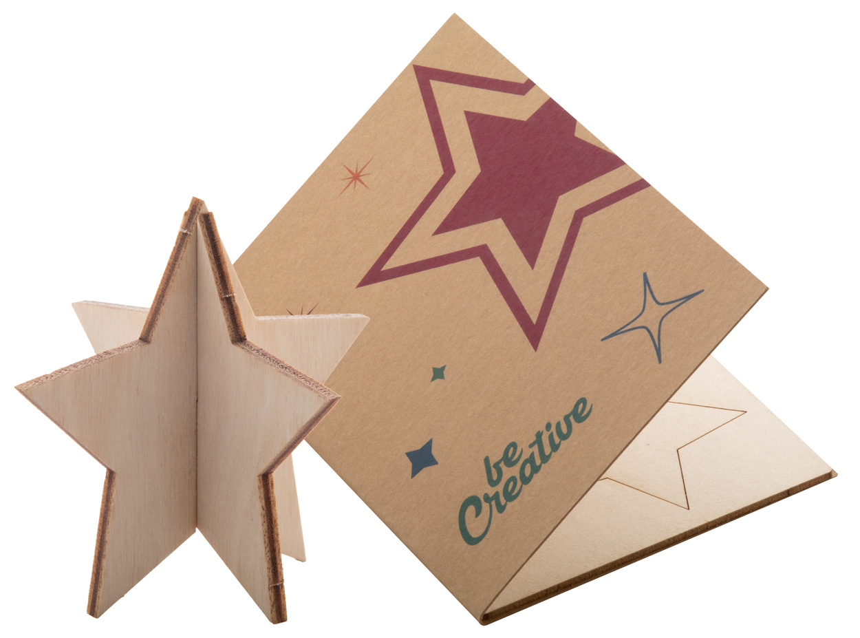 karta/kartka świąteczna - gwiazda Creax Eco