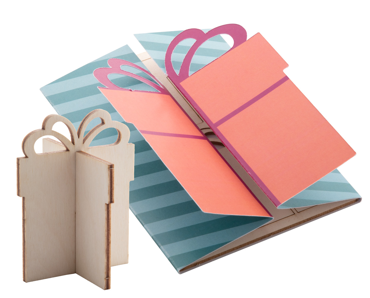 karta/kartka świąteczna - pudełko prezentowe Creax Plus