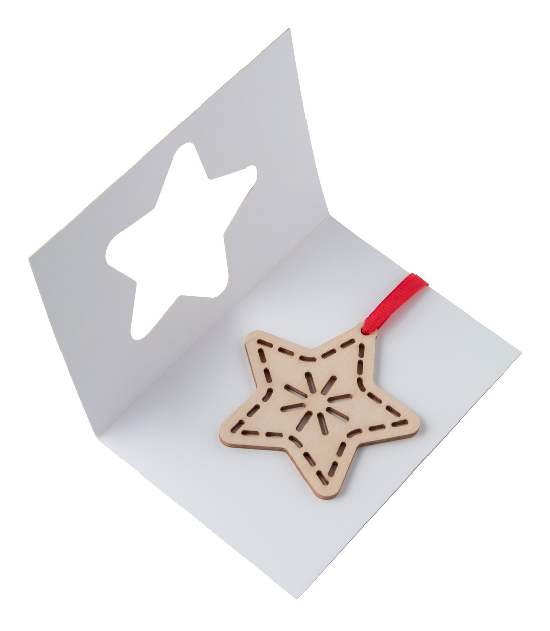 karta świąteczna, gwiazda TreeCard