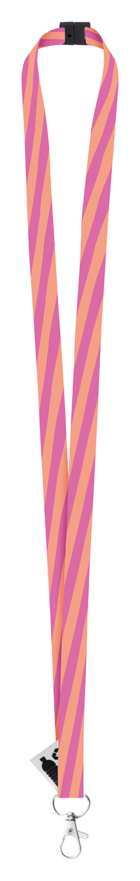 personalizowana smycz sublimacyjna Subyard 15 A Safe RPET