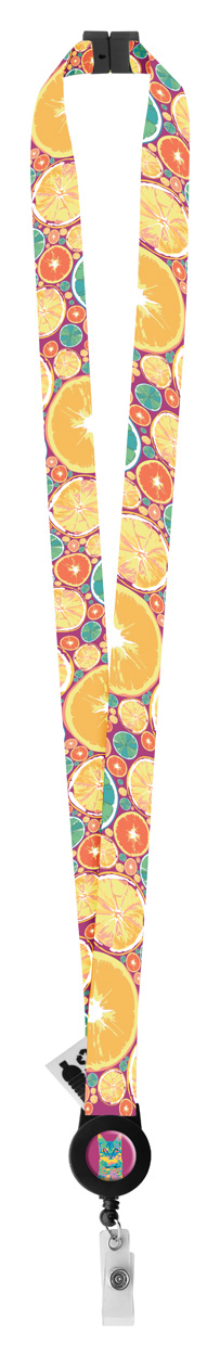 personalizowana smycz sublimacyjna Subyard YoYo A Safe RPET