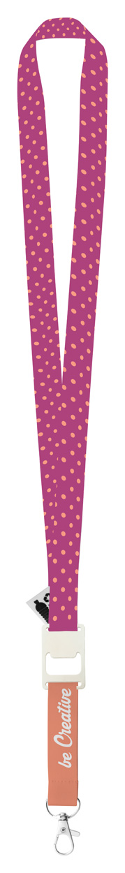 personalizowana smycz sublimacyjna Subyard Drink RPET