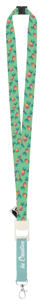 personalizowana smycz sublimacyjna Subyard Drink Safe RPET