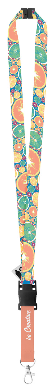 personalizowana smycz sublimacyjna Subyard USB Safe RPET