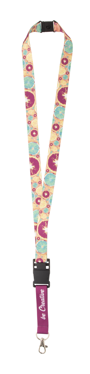 personalizowana smycz sublimacyjna Subyard USB Safe RPET