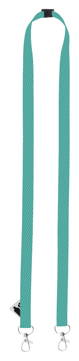 personalizowana smycz sublimacyjna Subyard 15 Double Safe RPET