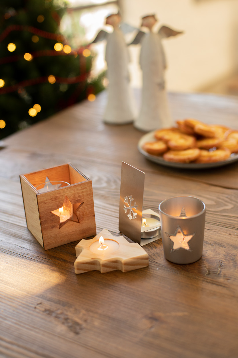 świąteczna świeca/świeczka, gwiazda Keylax