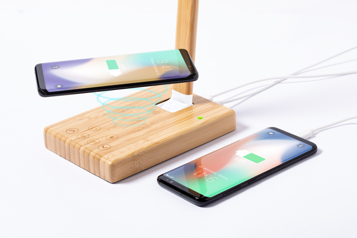 wielofunkcyjna lampa biurkowa Sleya