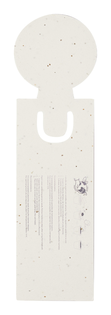 zakładka z papieru nasiennego Kich