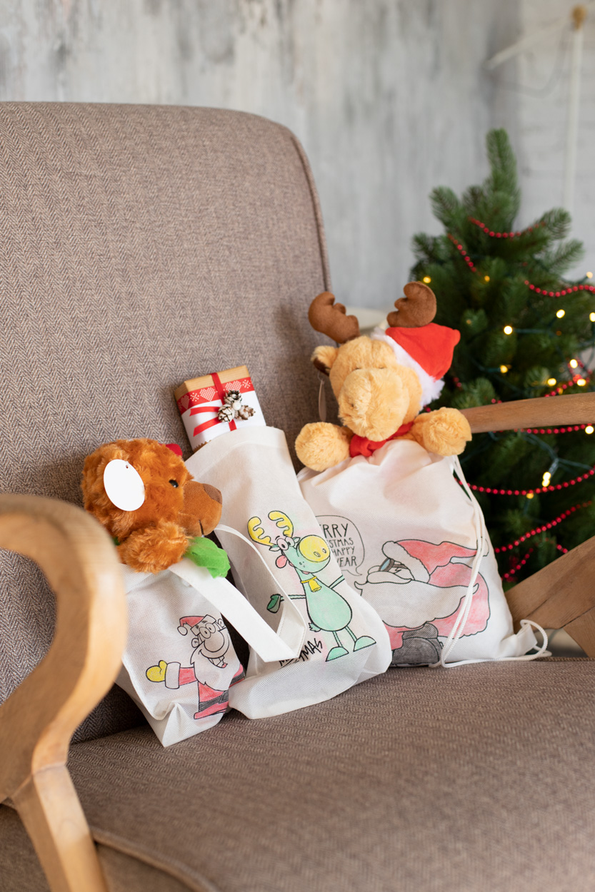 świąteczna skarpeta do kolorowania Plicom